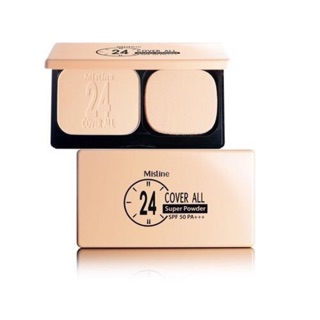 Mistine แป้งพัฟ 24 cover all super powder