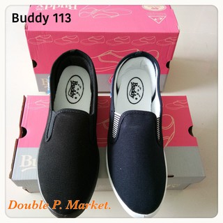 Buddy รองเท้าผ้าใบ Buddy  สลิปออน รุ่น 113 (สินค้าพร้อมส่ง)