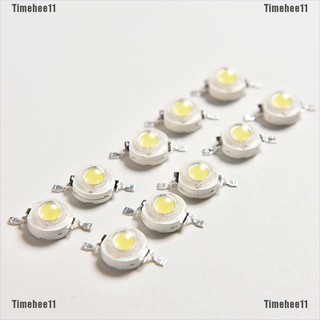 【thim•HEE】ไฟ Led SMD สีขาวบริสุทธิ์ 1W 10 ชิ้น