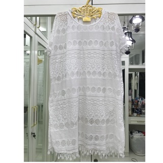 เดรสสีขาวลูกไม้ - White Lace Dress