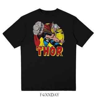 HH 2018 เสื้อยืดพิมพ์ลาย Marvel Comic Thor Force แฟชั่นสตรี เสื้อยืด 2021 คอกลมเสื้อยืด