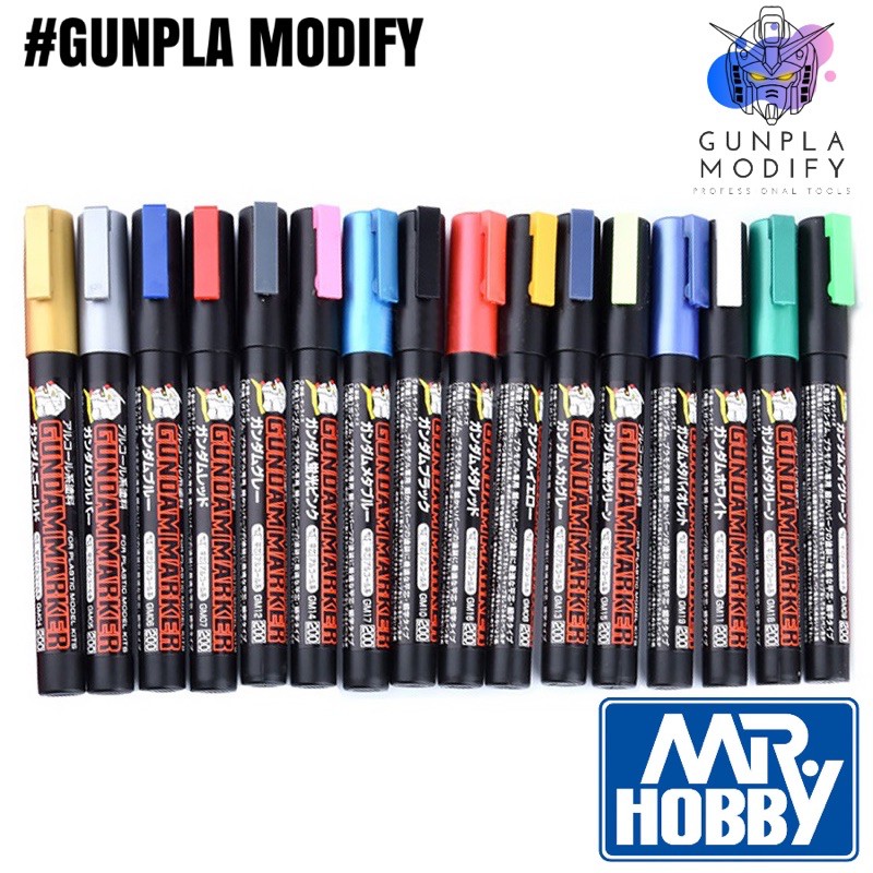 MR.HOBBY Gundam Marker Color กันดั้มมาร์คเกอร์ หลากสี ปากกาสำหรับงานโมเดล