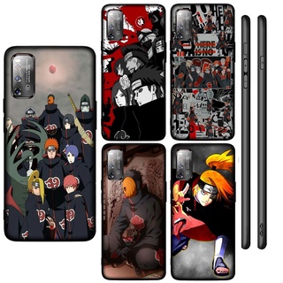 เคสซิลิโคนนิ่ม 5G TPU K56 ลายอนิเมะ Naruto Akatsuki สำหรับ Samsung A02 A12 A32 A52 A72 F62 M02 M62 4G