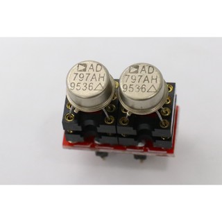 Single OP-AMP ออปแอมป์ AD797AH ตัวถังเหล็ก ผลิตที่ U.S.A. (ขายเป็นเซ็ต ออปแอมป์2ตัว+ตัวแปลง Single เป็น Dual) พร้อมส่ง