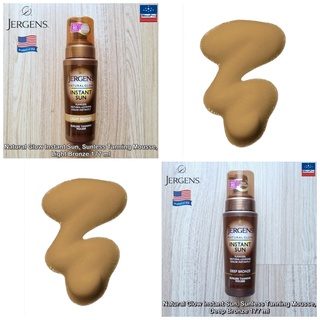 Jergens® Natural Glow Instant Sun, Sunless Tanning Mousse 177 ml เจอร์เกนส์ มูส ฟอกผิวแทน