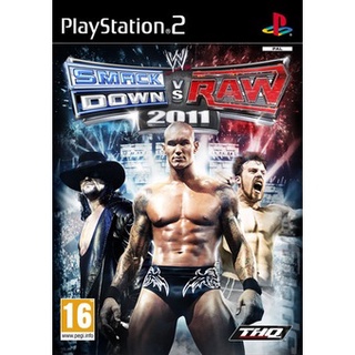 แผ่นเกมส์ Play Station2 PS2 WWE SmackDown Vs RAW 2011 ( 1 DVD )