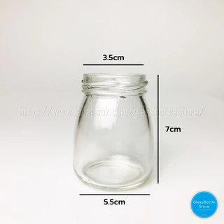 ขวดแก้ว พุดดิ้ง 100ml ฝาเกลียวล็อค