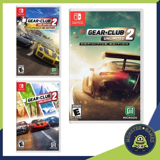 Gear Club Unlimited 2 Porsche Edition &amp; Definitive Edition Nintendo Switch game(เกมส์ Nintendo Switch)(ตลับเกมส์Switch)