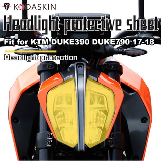 KODASKIN Motor ABS ไฟหน้า หน้าจอ ฝาครอบป้องกัน สำหรับ 390 790 2017-2018/Headlight Screen Protective Cover