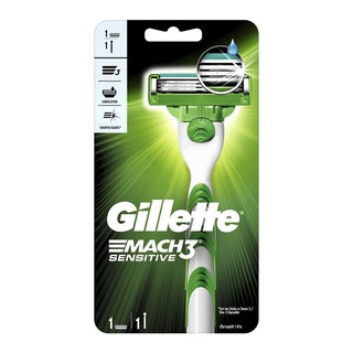 ผลิตภัณฑ์กำจัดขน มีดโกน GILLETTE มัคทรีเซ็นซิทีฟนิวลุค ของใช้ส่วนตัว ผลิตภัณฑ์ ของใช้ภายในบ้าน RAZOR GILLETTE MACH 3 SEN