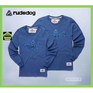 rudedog เสื้อแขนยาว  ชาย หญิง รุ่น แชมเปี้ยน สี ดีฟซี