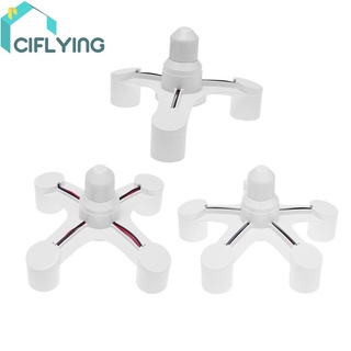 Ciflying 3 in 1/4 in 1/5 in 1 E27 to E27 ฐานซ็อกเก็ตแยก หลอดไฟ LED