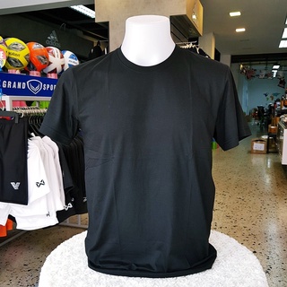 เสื้อคอกลม สีดำล้วน COTTON (คอตตอน) T-SHIRT พร้องส่ง