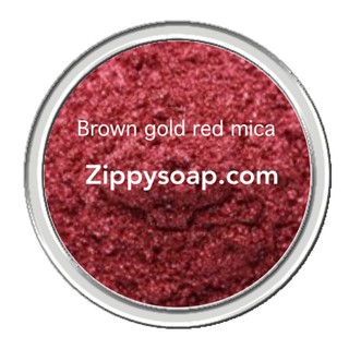 mica แดงอมน้ำตาลเหลือบทอง 30g 003700 สินค้าเป็นวัตถุดิบส่วนผสมเครื่องสำอางค์