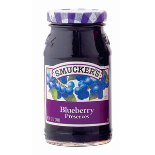 โคตรถูก   ✅  สมัคเกอร์ส แยมบลูเบอรี่ 340 กรัม SMUCKERS Blueberry Preserves 340 g