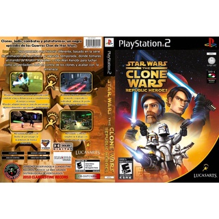 แผ่นเกมส์ PS2 Star Wars The Clone Wars Republic Heroes   คุณภาพ ส่งไว (DVD)