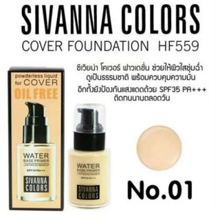 Sivanna Colors Cover Foundation Oli Free แท้