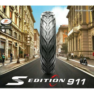 Deestone ยางนอกมอเตอร์ไซค์ 80/90-14 TL ไม่ใช้ยางใน ดีสโตน รุ่น D911 S Edition (Sport Edition)