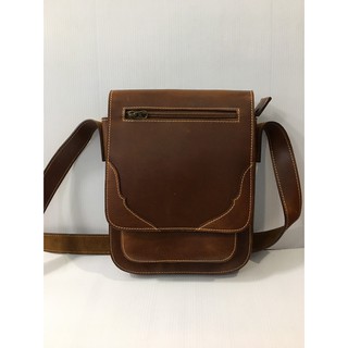 กระเป๋าหนังสะพายผู้ชาย (พร้อมส่ง)