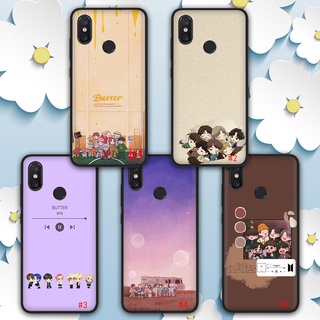 Ll10 Bts Bt21 เคสโทรศัพท์มือถือแบบนิ่มสําหรับ Redmi Note 5 6 7 8 9 10 4G 10S 5G 8T 9T