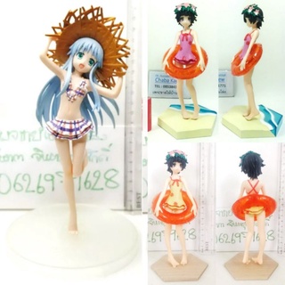 (แท้/มือ2)​ Animewild To​ aru Majutsu no Index II Index Taito Swimming PVC Figure,Kagaku no Railgun Uiharu Kazari