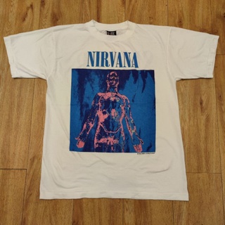 เสื้อยืดผ้าฝ้าย NIRVANA SLIVER เสื้อวงดนตรี เสื้อวงร๊อค เสื้อวง เนอร์วานา เคิทโคเบน