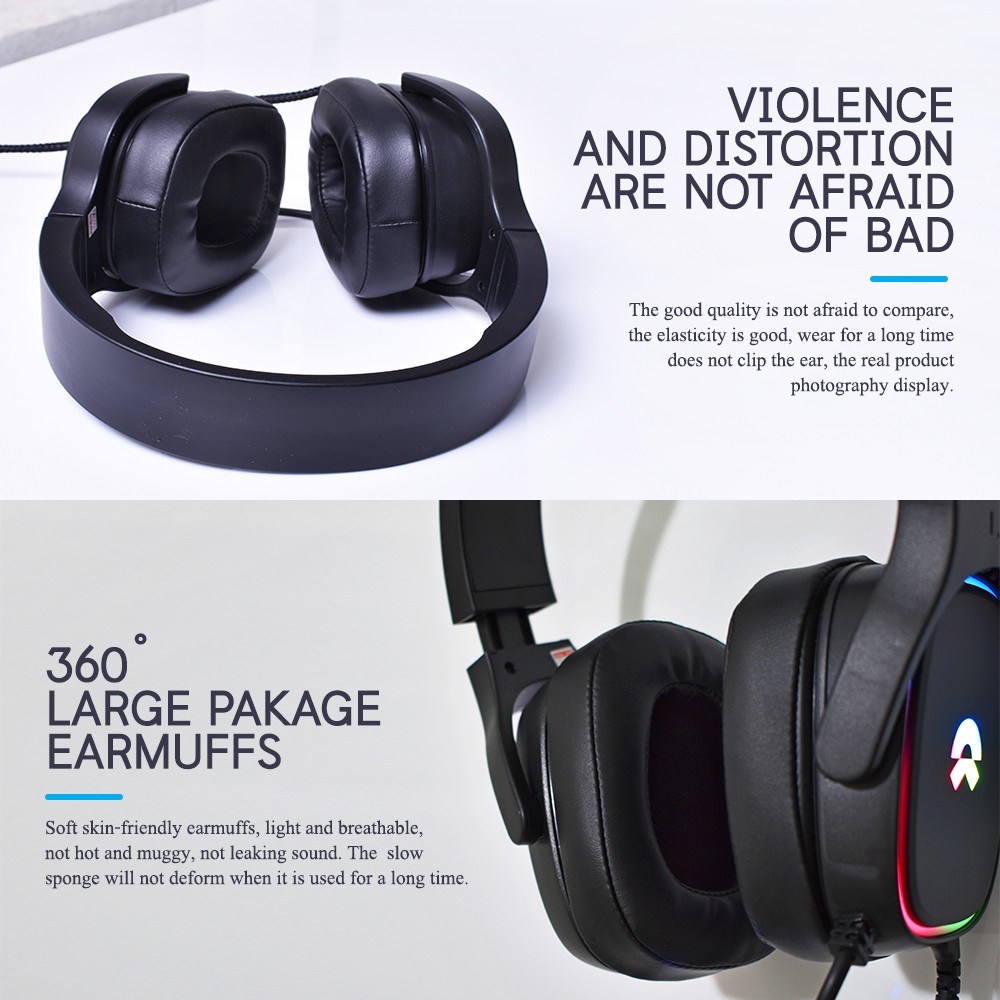 ส่งเร็ว OKER L-22 DREAM STEALER 7.1 Virtual LED Lighting HEADSETS หูฟัง เกมมิ่ง ของแท้ #DM 22 #7