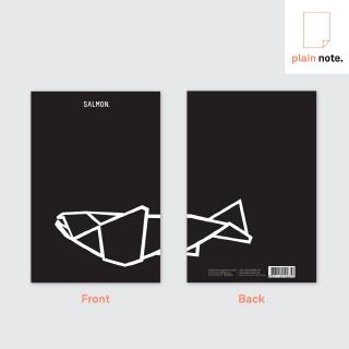 SALMON NOTE. 1 ปกดำ [PLAIN] : Salmon Books