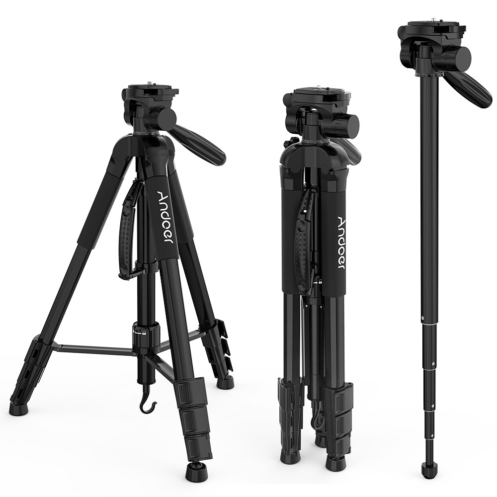 Tripod 3120A ขาตั้งกล้องและมือถือ แบบ 3 ขา ขนาดพกพก สีดำ (ครบชุด พร้อม