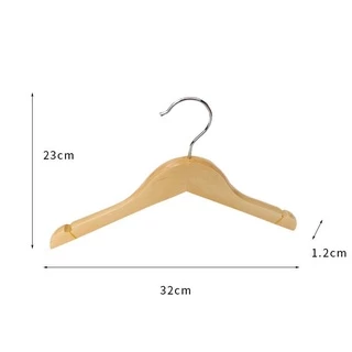 ID888 ไม้แขวนเสื้อไม้ของเด็ก 32cm พร้อมส่ง Y-99