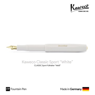 Kaweco Classic Sport "White" Fountain Pen - ปากกาหมึกซึมคาเวโก้คลาสสิกสปอร์ต สีขาว