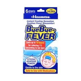 Bye Bye Fever  hisamitsuแผ่นเจลลดไข้