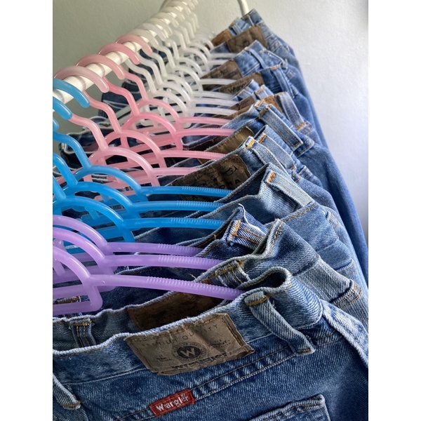 กางเกงยีนส์แบรนด์ดัง DIY ทรงเอวสูง ขาเย็บ (Lee,Levi’s,Arizona,Faded Glory,RK Brand,Eddie Bauer,Wrang