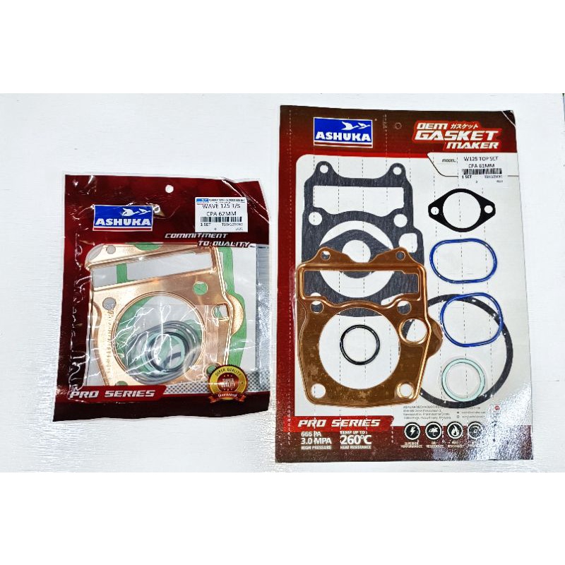 W125 Racing ปะเก็นชุดด้านบนทองแดง 57/58/59/60/61/62/63/65 มม.