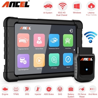 Ancel X5 OBD2 เครื่องสแกนเนอร์ ระบบ WIFI ABS SRS EPB DPF รีเซ็ตน้ํามัน ECU เข้ารหัส 2 เครื่องมือวิเคราะห์อัตโนมัติ