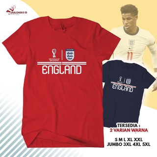 【hot tshirts】คอลูกเรือเสื้อยืด พิมพ์ลาย Distro World Cup World Cup Qatar 2022 สไตล์อังกฤษ ไซซ์ 30 สําหรับผู้ชาย และผู้หญ