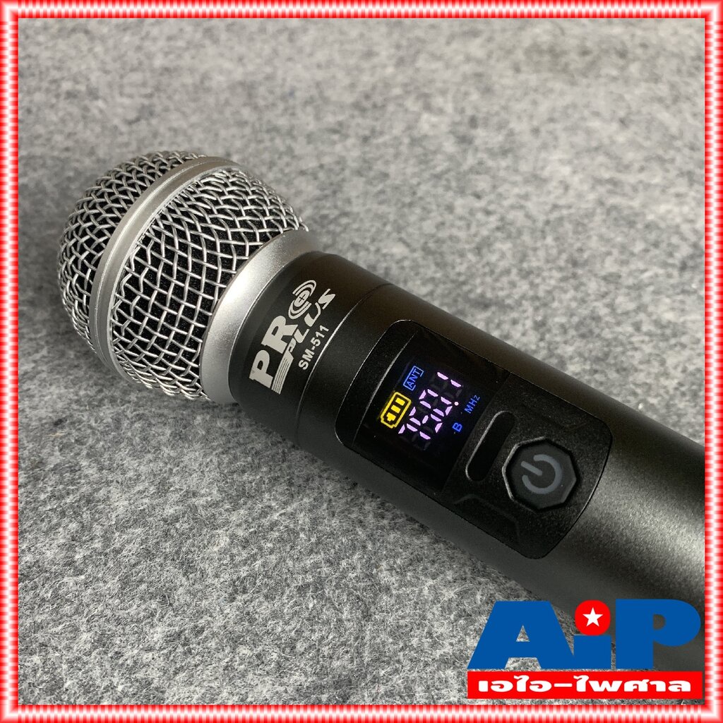 ฟรีค่าส่ง PROPLUS SM-511 ไมค์ลอยคู่UHF ตัวรับเล็ก ถือ1 + คาดหัว1 ไมค์ลอยคู่ UHF ปรับความถี่ได้ ใช้ถ่าน AA SM 511 SM51...