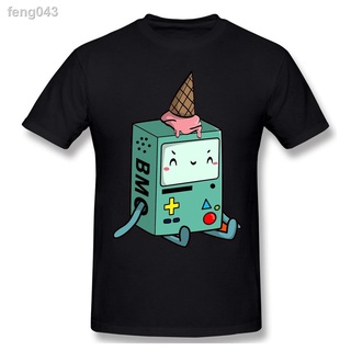 ۞◕CX แฟชั่นเสื้อยืด BMO Adventure Time ขายร้อน Tee O คอฝ้าย T เสื้อขนาดใหญ่ เสื้อสำหรับชายหญิงเสื้อ vintage เสื้อผ้า tie