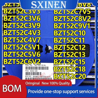 ซีเนอร์ไดโอด SOD-123 1206 0.5W 15 ค่า * 10 ชิ้น =150 ชิ้น BZT52C3V3 4V7 5V1 6V8 10V 12V 15V 16V 18V 20V