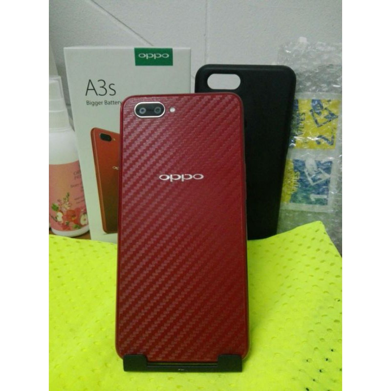 Oppo A3s สีแดง มือสอง✌️สภาพนางฟ้า98% Rom16GB/Ram2GB