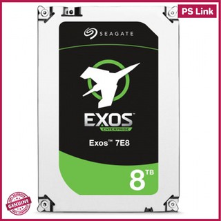 Seagate EXOS 7E8 8TB 512E/4KN 3.5" HDD 7200RPM 256MB SATA 6GB/S ประกันศูนย์ (ST8000NM000A)