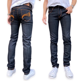 JEANSEXPRESS SLIM-FIT DENIM กางเกงยีนส์ชายสีดำยีนส์เข้ม ทรงสลิมฟิต เป้าซิป ผ้ายืดสวมใส่สบาย Size 28-36 รับชำระปลายทาง