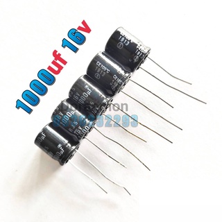 Capacitor Electrolyte คาปาซิเตอร์ 1000UF 16V ตัวเก็บประจุ อิเล็กโทรไลต