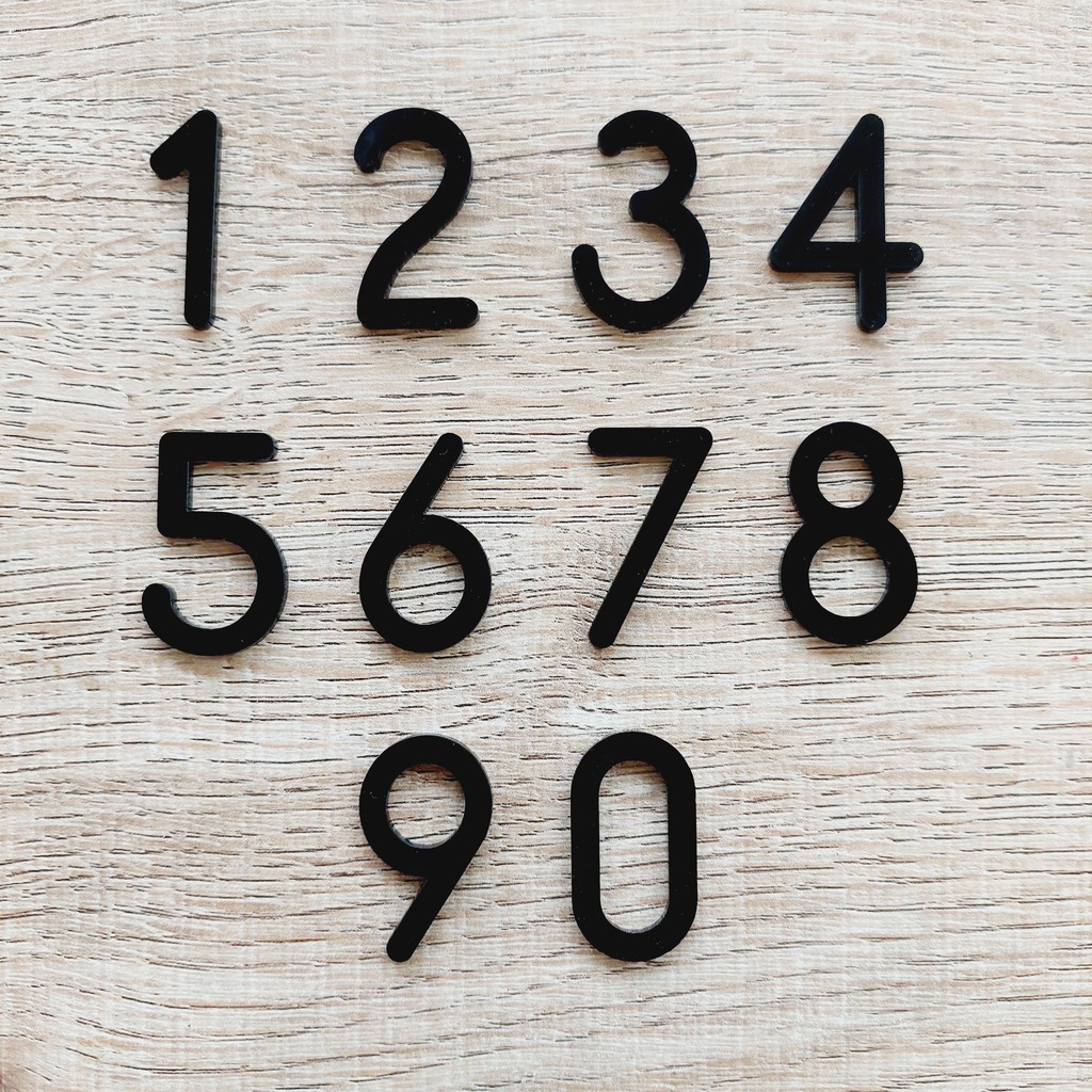 🦄 ตัวเลขที่บ้าน 🏡 ป้ายบ้านเลขที่ ตัวเลขอะคริลิค