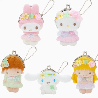 พวงกุญแจขนปุย กระเป๋าใส่เหรียญ Sanrio #Kitty #Mymelody #Pompompurin #Cinnamonroll