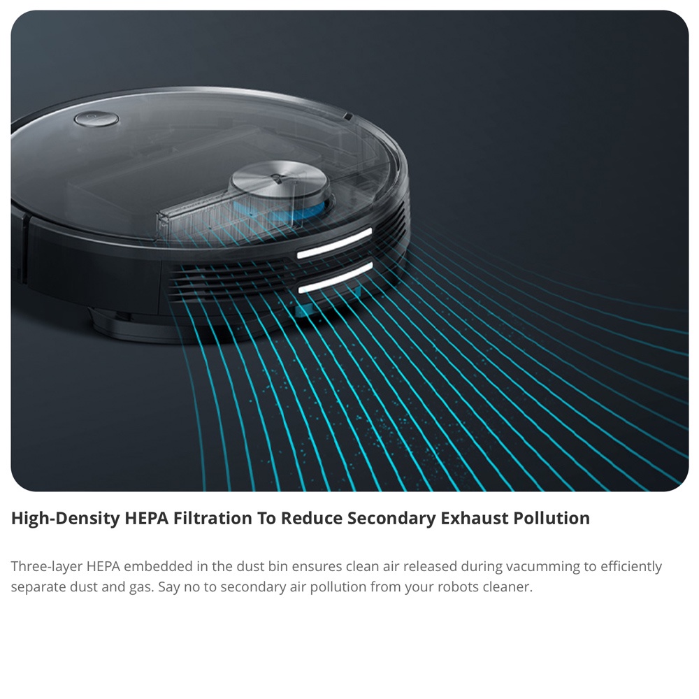 Viomi Robot Vacuum Cleaner V3 (Global Version) หุ่นยนต์ดูดฝุ่น LDS