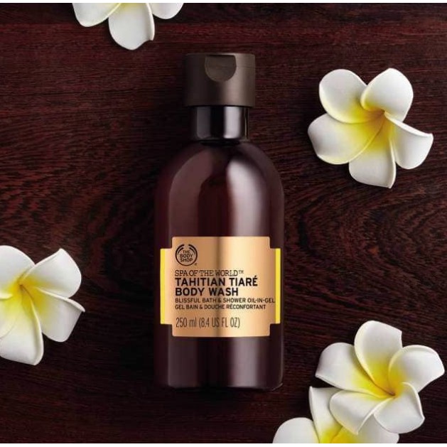 New!! The Body Shop Tahitian Tiare Body Wash PD18940 Shopee Thailand