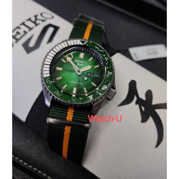 นาฬิกา SEIKO 5 Sports NARUTO &amp; BORUTO Limited Edition รุ่น SRPF73K1 SRPF73K SRPF73 ROCK LEE