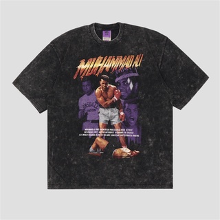 เสื้อยืด ขนาดใหญ่ พิมพ์ลาย Muhamad Ali