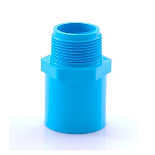 ข้อต่อเกลียวนอก PVC ขนาด 2 1/2", 3" ยี่ห้อท่อน้ำไทย ชั้น 13.5 หนา